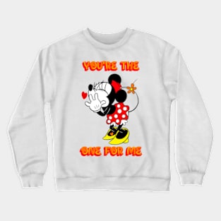 Valentines Day Couple female 3 Crewneck Sweatshirt